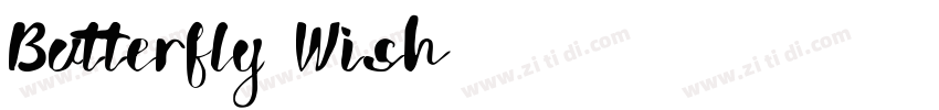 Butterfly Wish字体转换